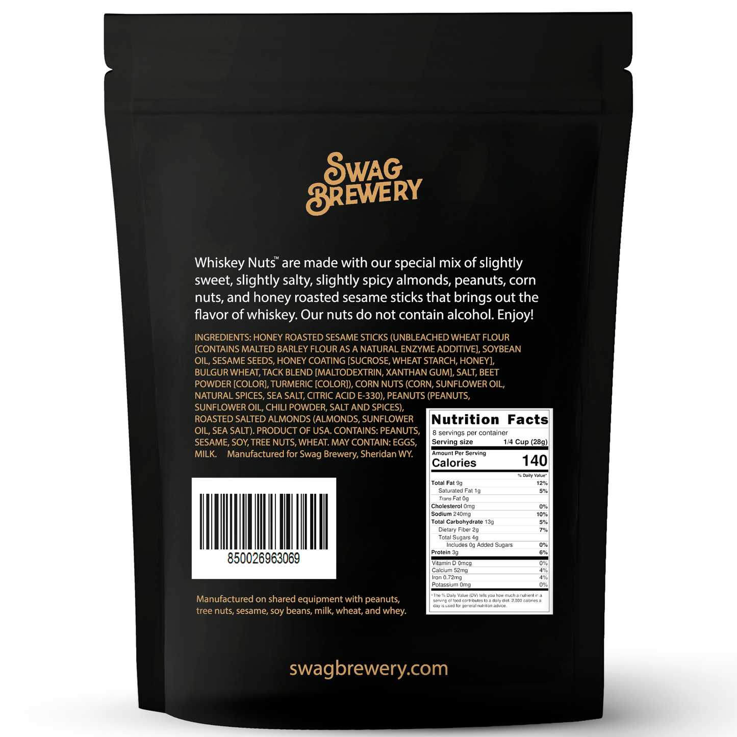 Whiskey Nuts - Gourmet Mix of Nuts Gift Set