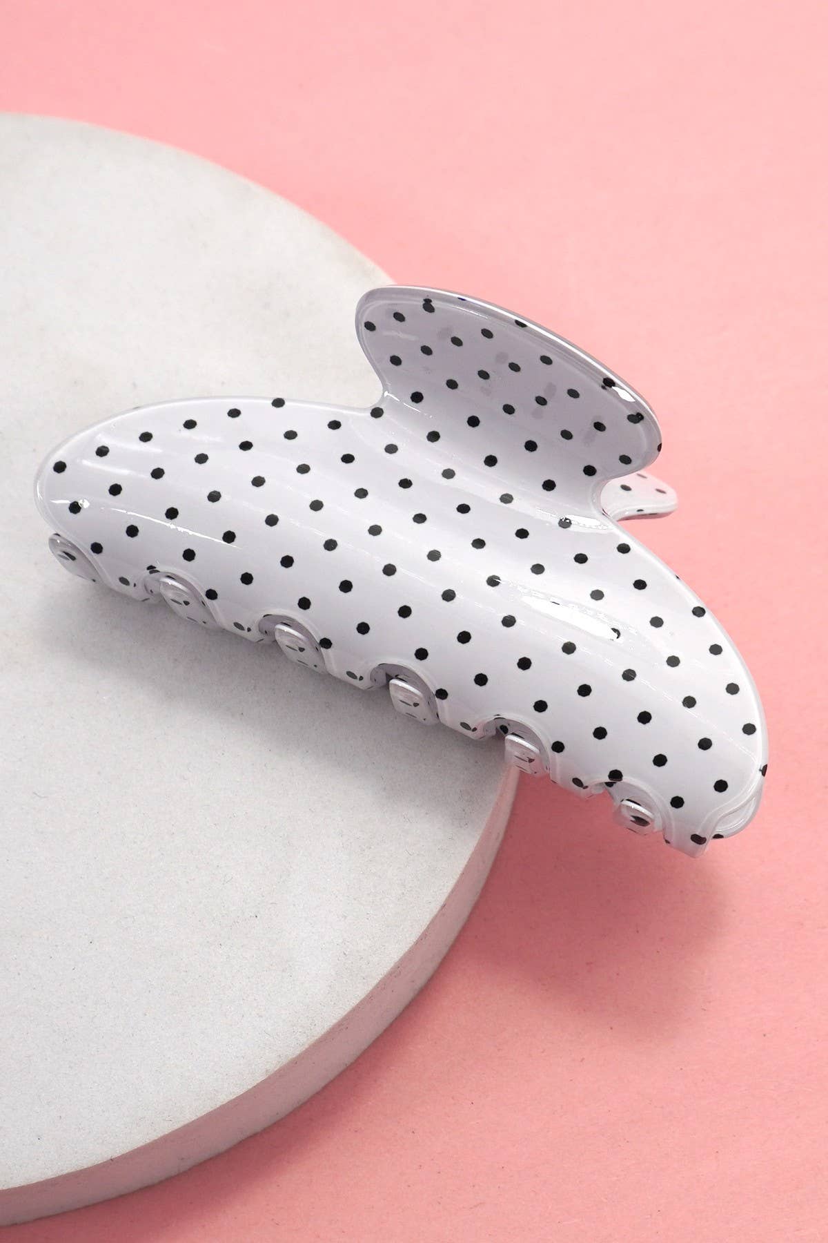 Polka Dot Hair Claw Clip | 40H1081
