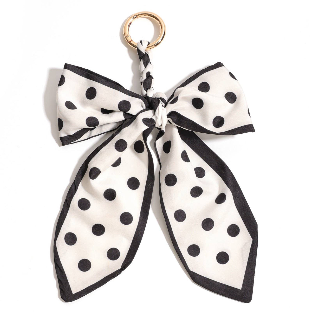 SCARF BOW BAG CHARM KEYCHAIN | 40KC170