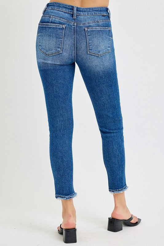 Risen Tummy Control Crop Skinnies