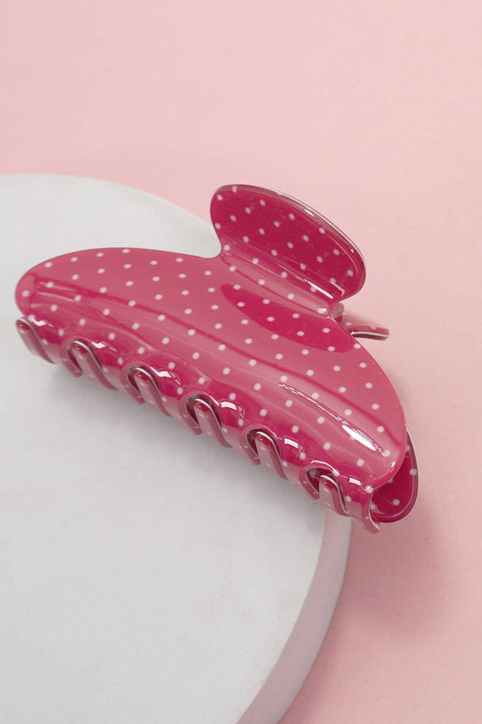 Polka Dot Hair Claw Clip | 40H1081