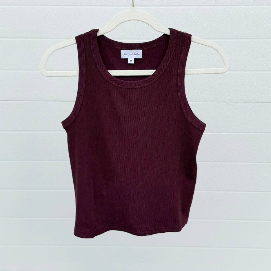 The Alli Ribbed Tank | BLANK