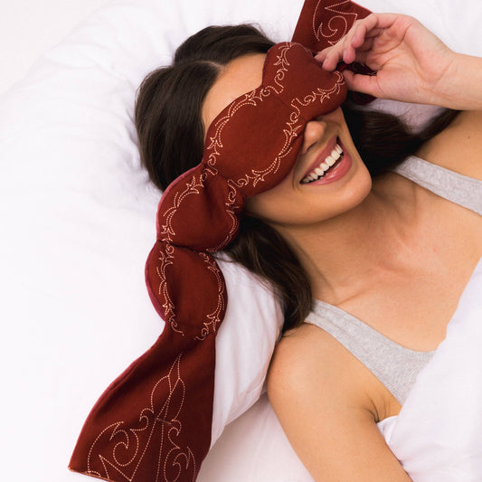 Saddle Up Weighted Sleep Mask