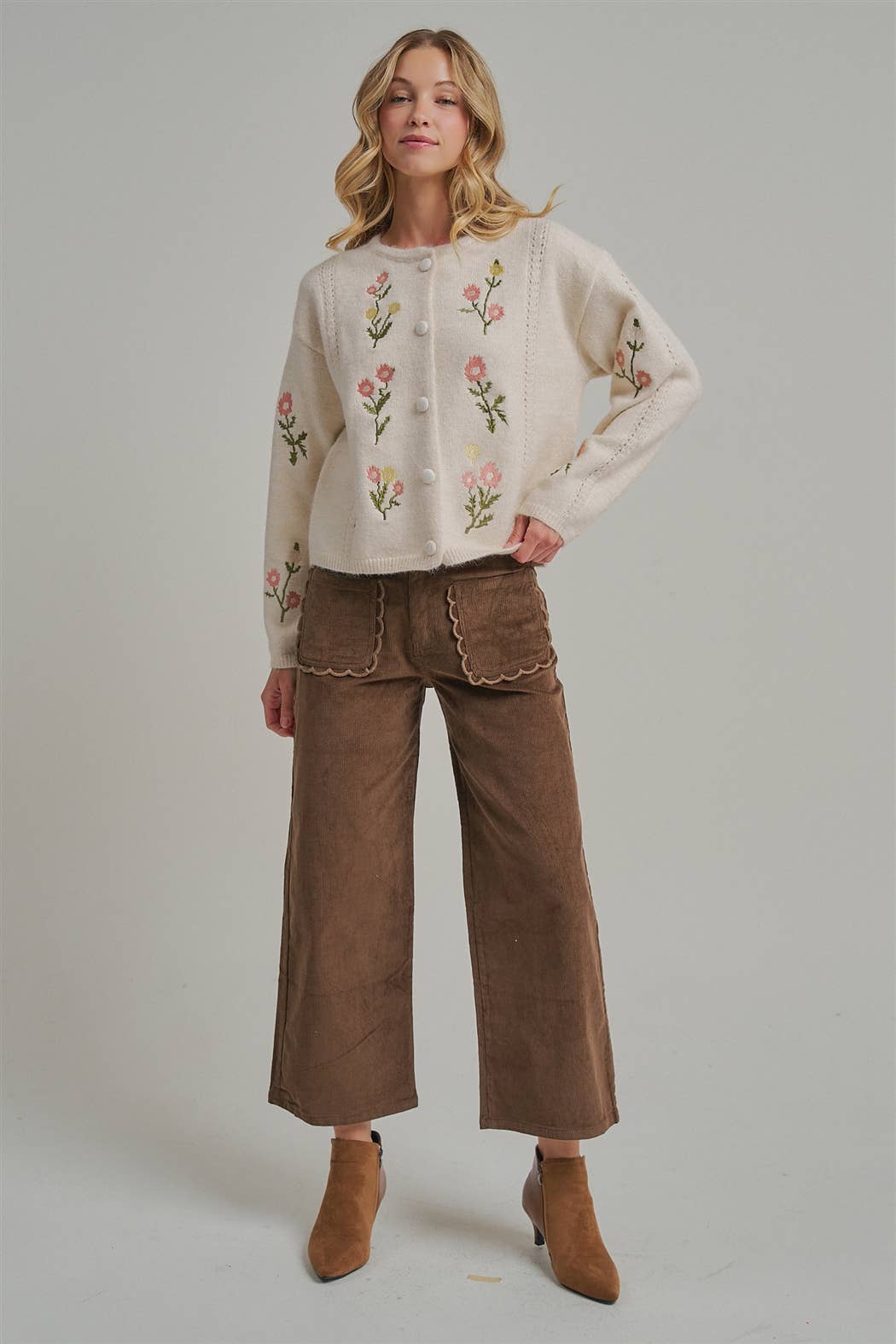 STRETCH CORDUROY WIDE LEG PANTS_JLB80001-06