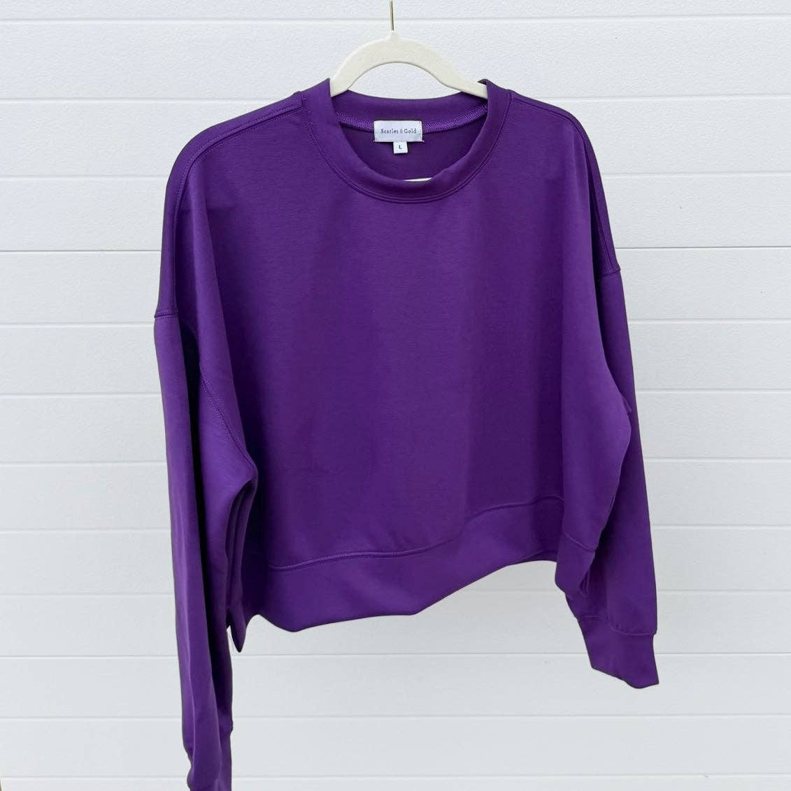 The Ava Airy Crewneck | BLANK
