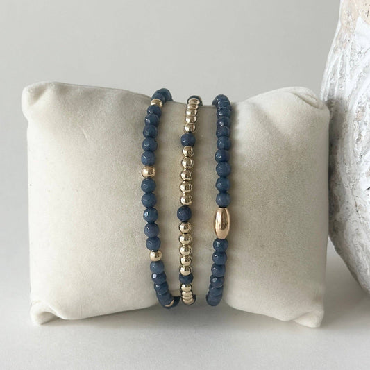 Chelsea Bracelets, Navy