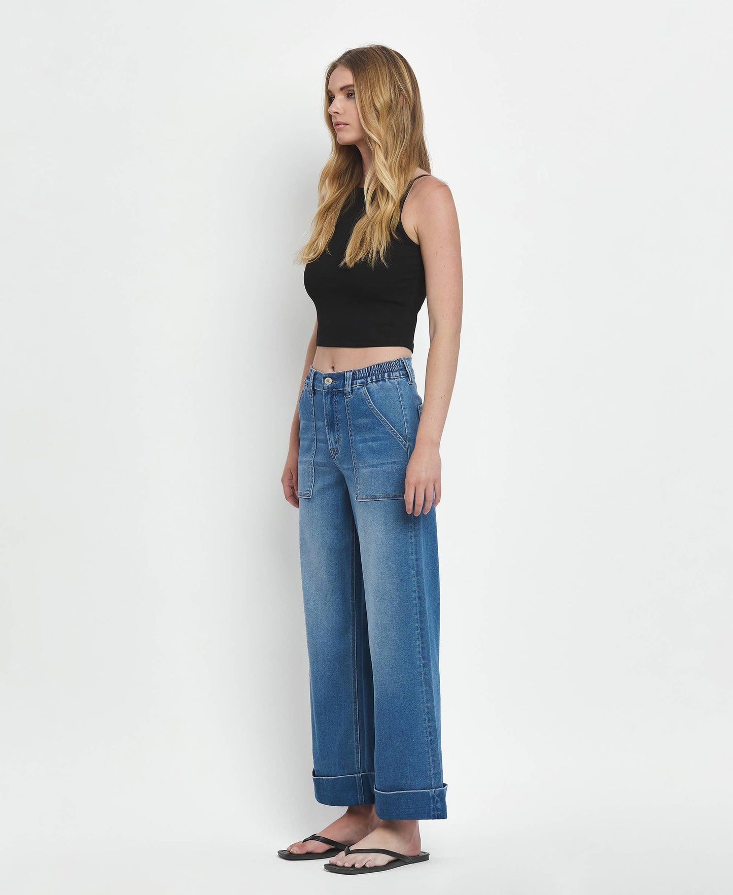 Vervet Wide Cuff Jeans