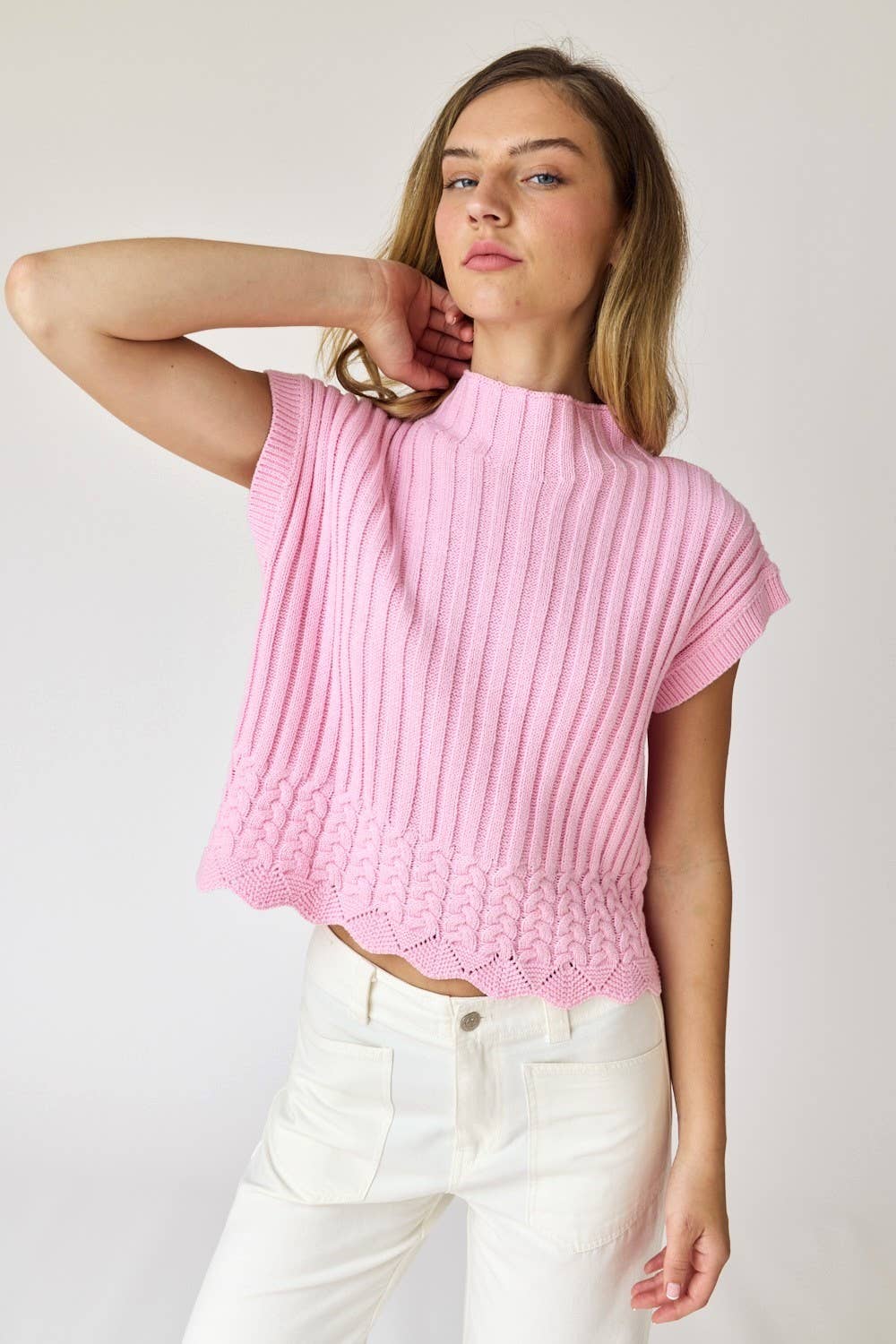 Cropped Sweater Vest