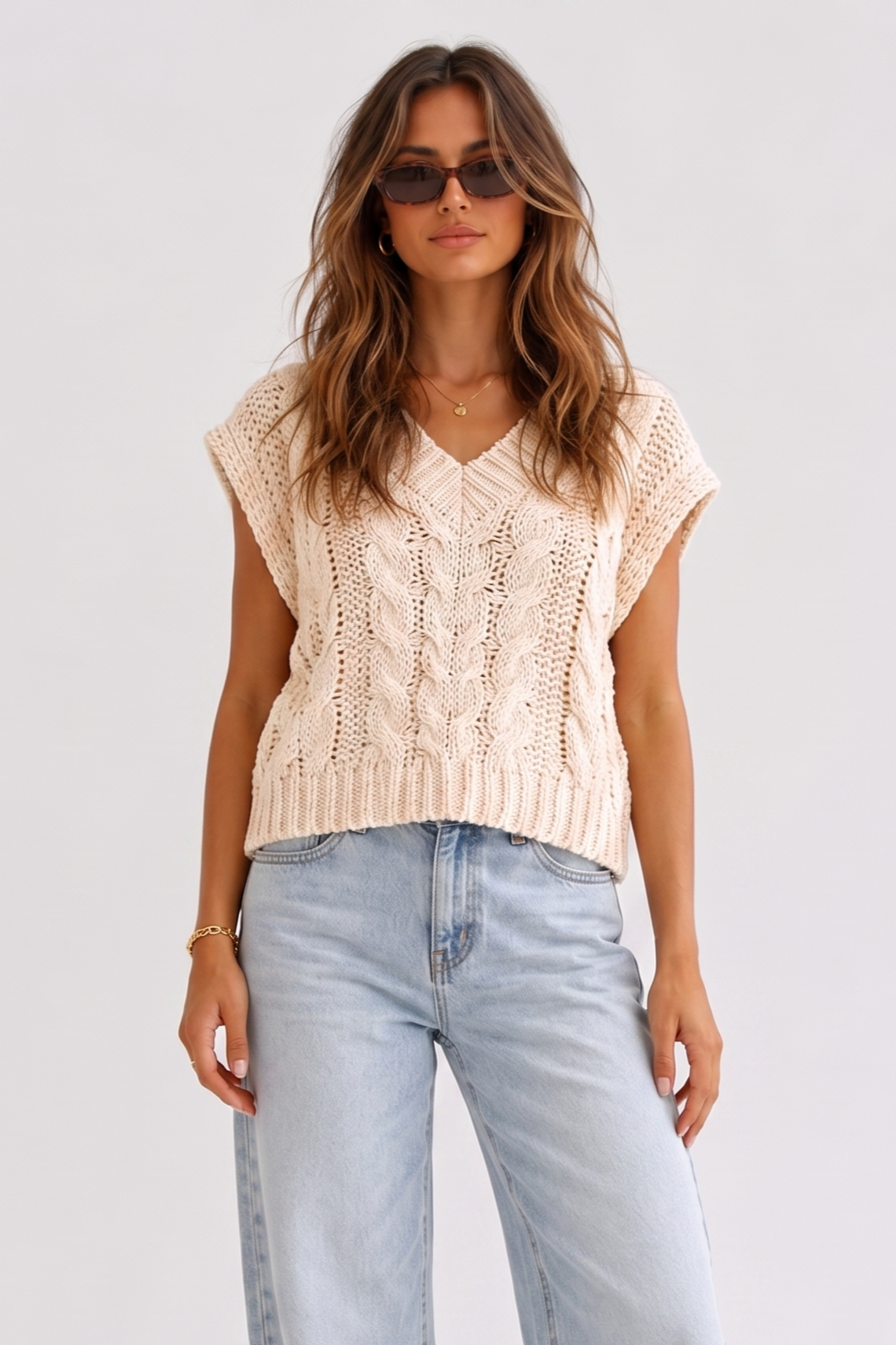 CSW1093K - Knit Women's Sweater Vest