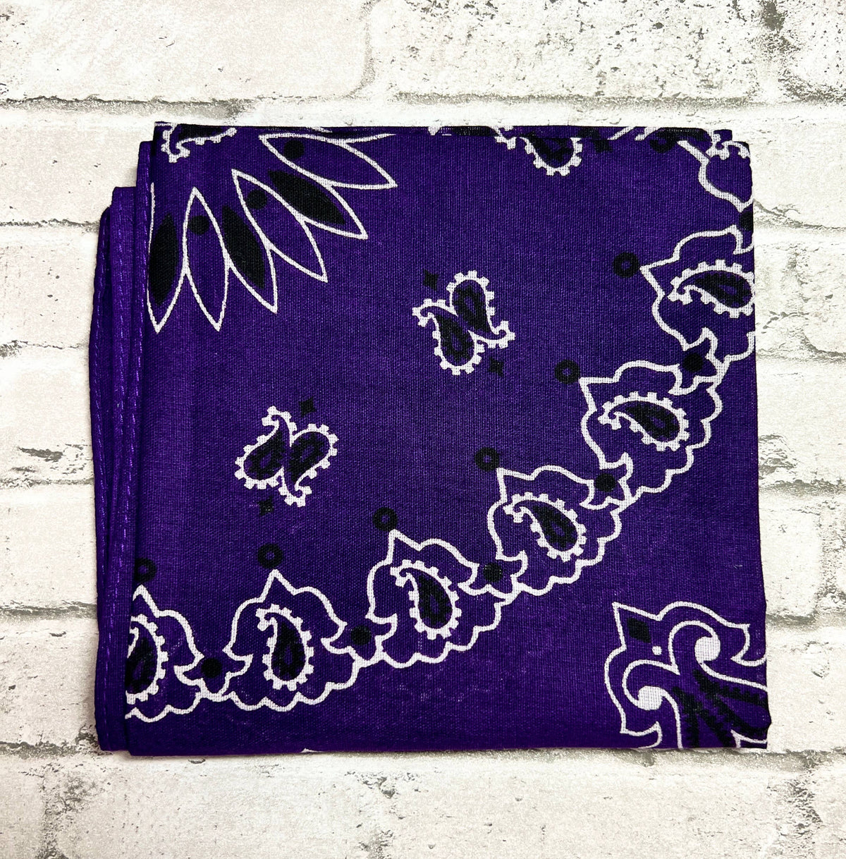 Hand Stitched Embroidered Font (Lowercase) Custom Bandanas