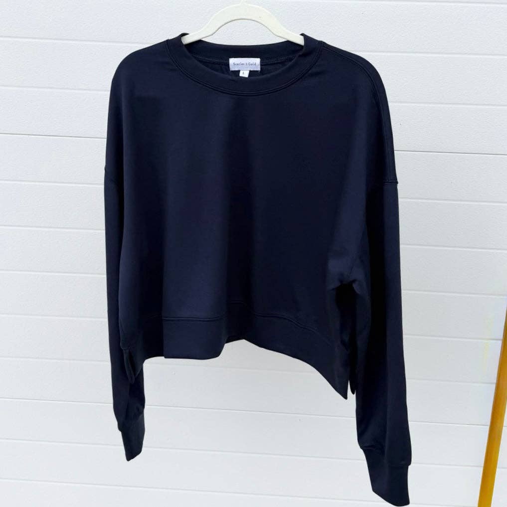 The Ava Airy Crewneck | BLANK