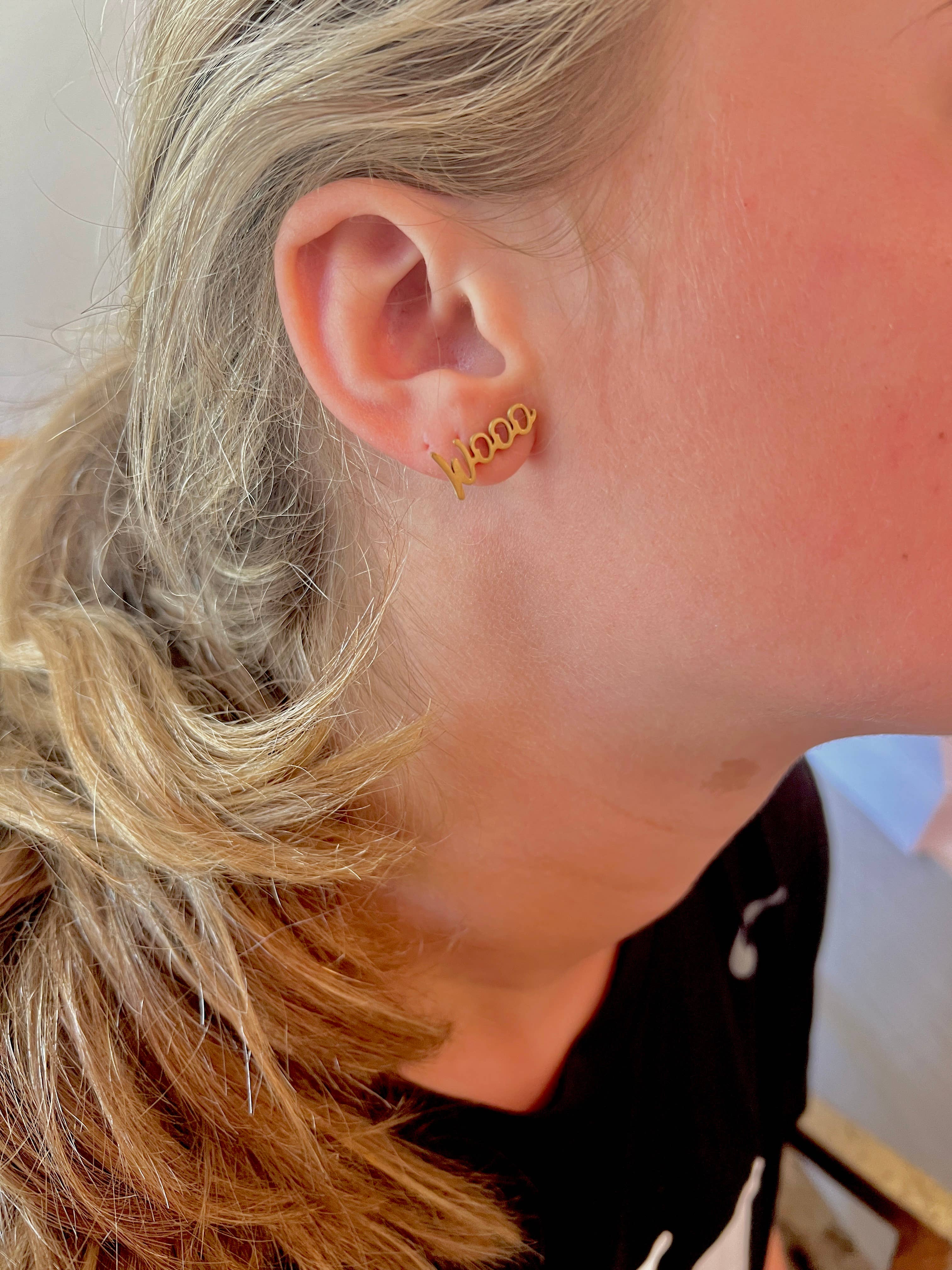 WOOO Pig! Wooo Pig Earrings Cute Arkansas Gift Razorbacks