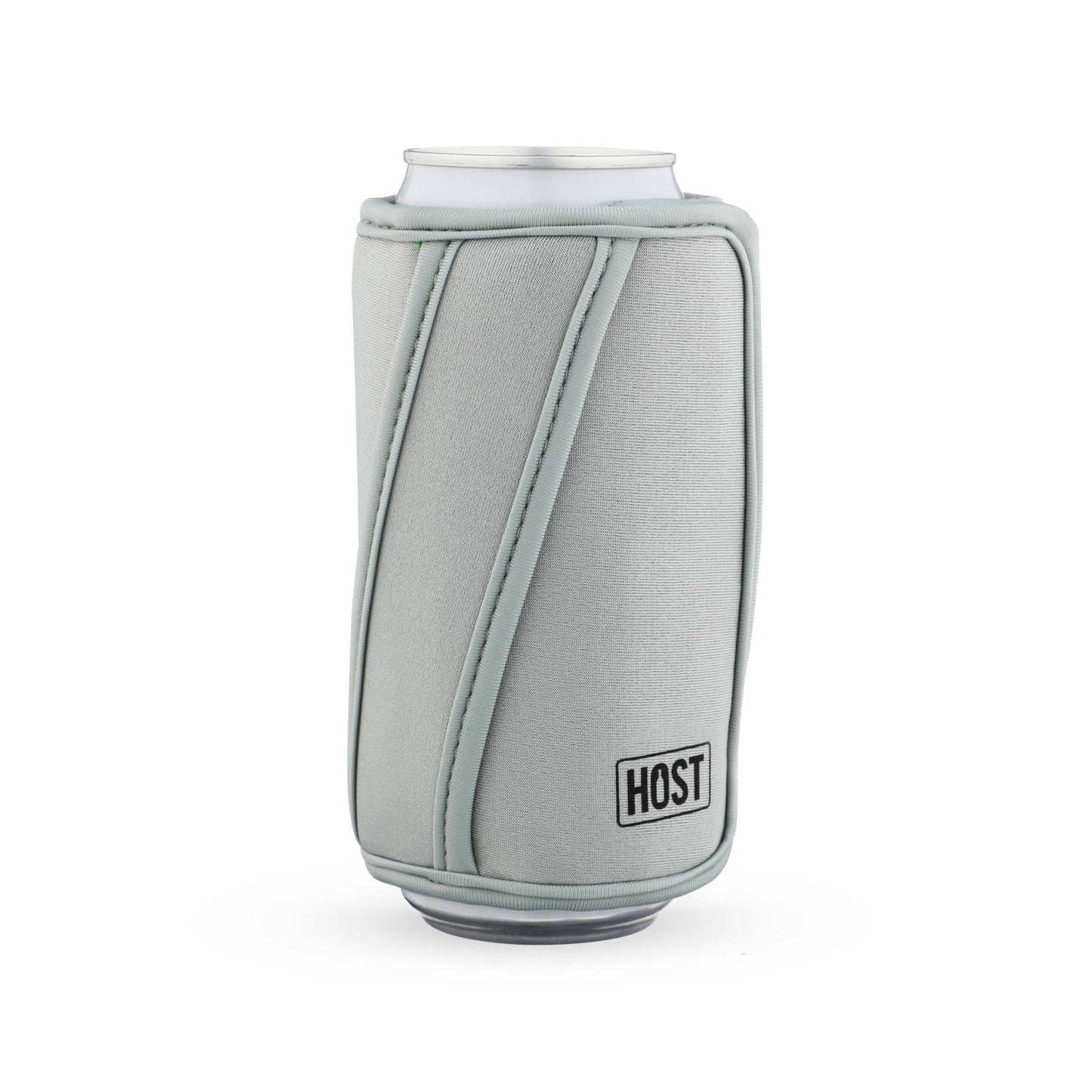 Insta Chill Sleeve with Active Cooling Gel Slim Cans in Gray