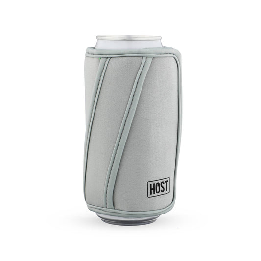 Insta Chill Sleeve with Active Cooling Gel Slim Cans in Gray