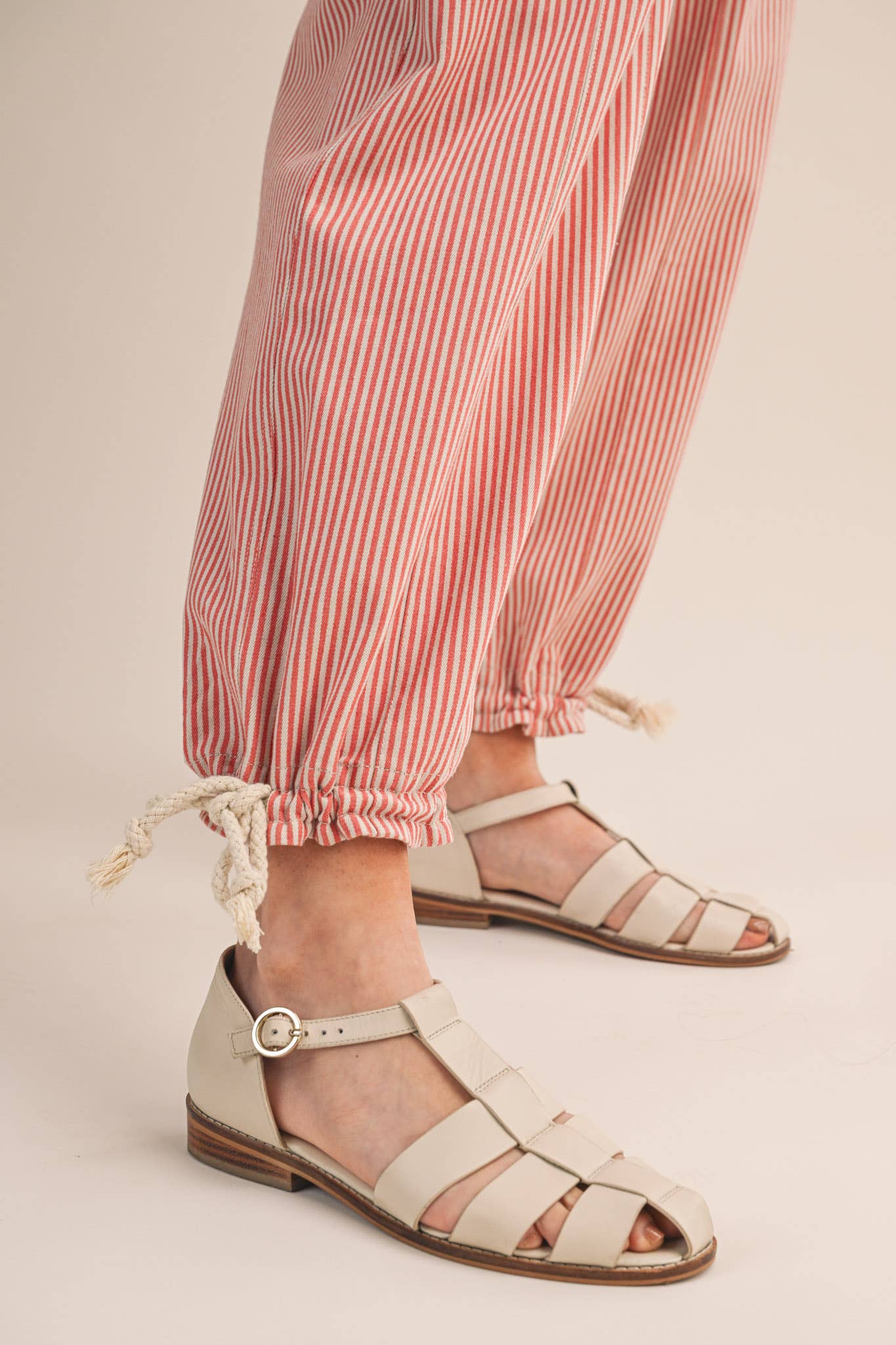 STRIPED PARACHUTE PANTS MP4690