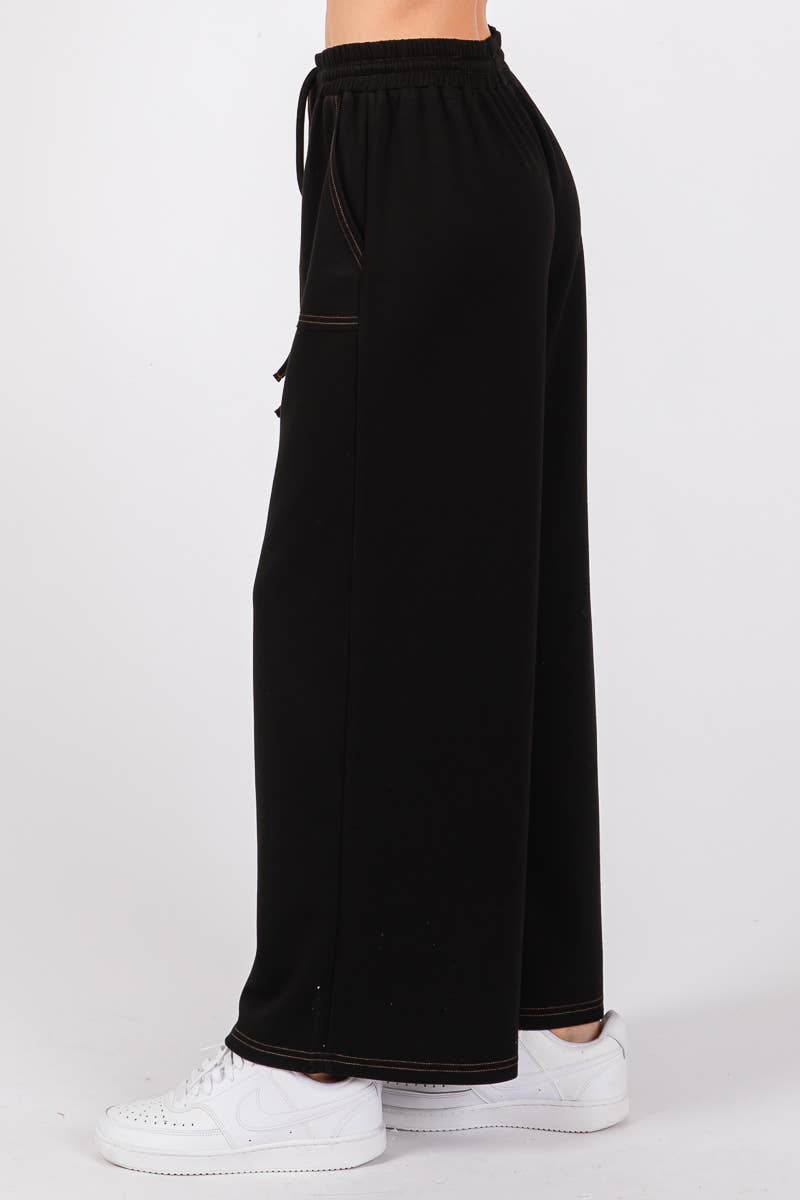 Scuba Wide Leg Pants