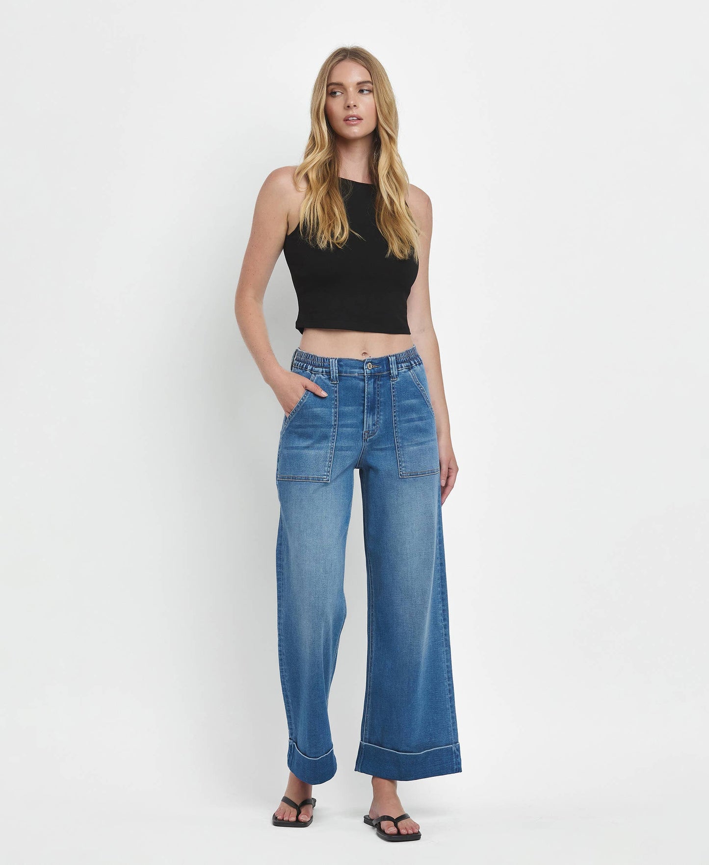 Vervet Wide Cuff Jeans