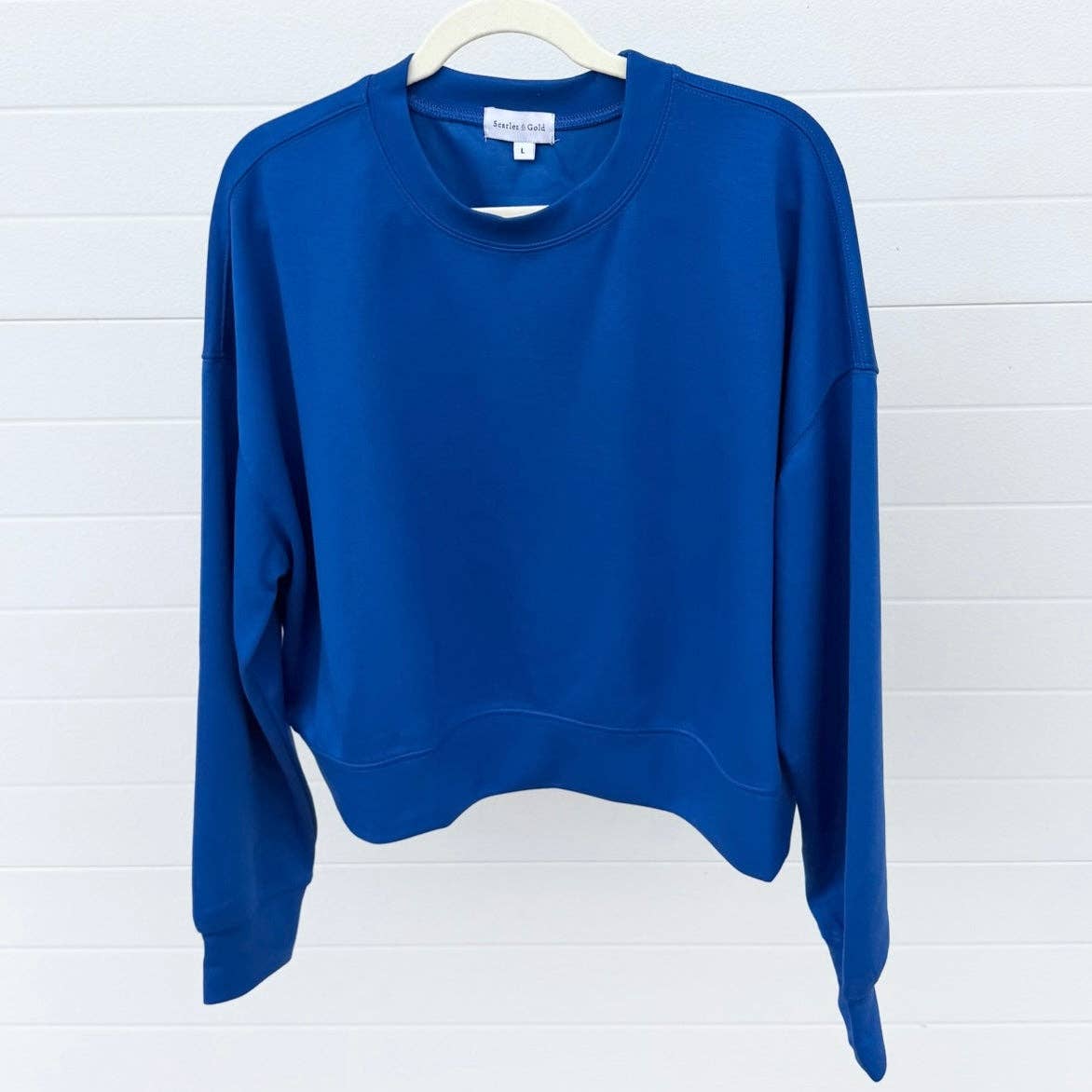 The Ava Airy Crewneck | BLANK