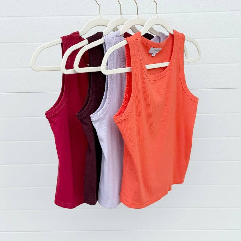 The Alli Ribbed Tank | BLANK