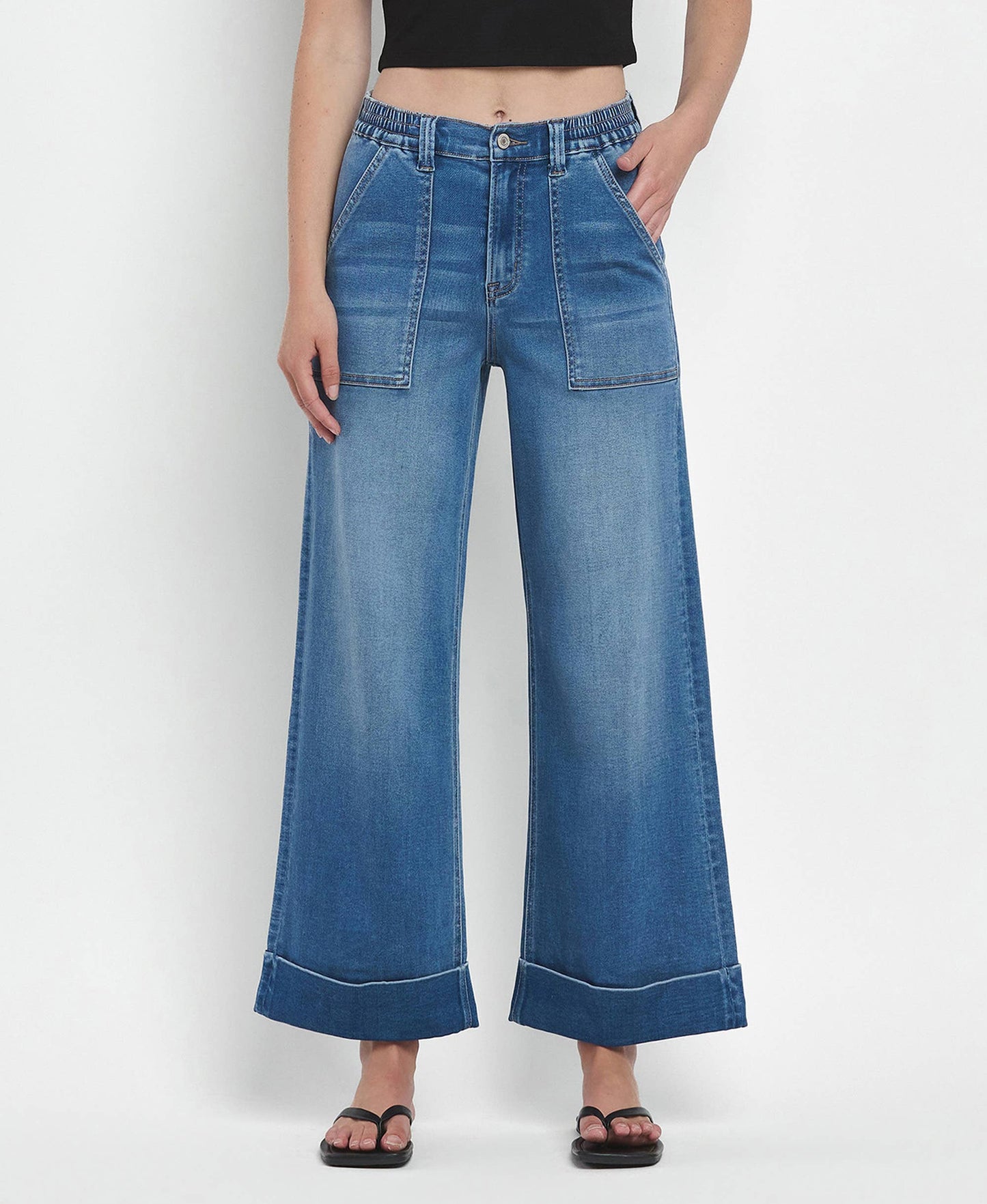 Vervet Wide Cuff Jeans