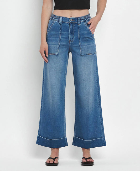Vervet Wide Cuff Jeans