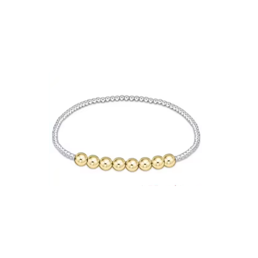Marlow Bracelet ~ Mixed Metal 18k Gold Plated Stainless Steel~ Deep South Originals