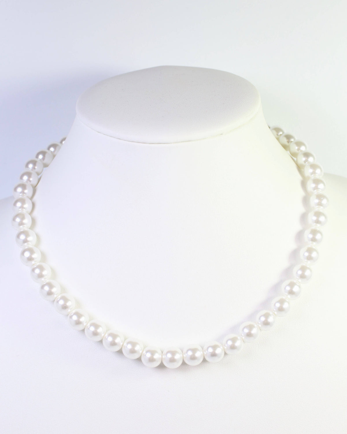 Greenville Pearl Necklace Cream