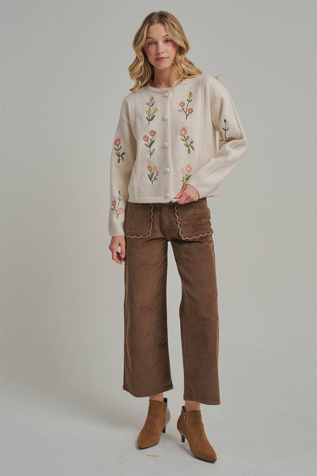 STRETCH CORDUROY WIDE LEG PANTS_JLB80001-06