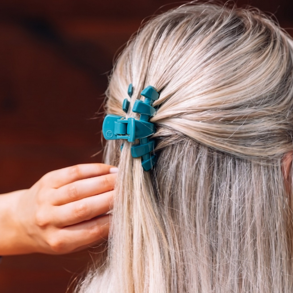 Classic | Teal With It | Small | Claw Clip