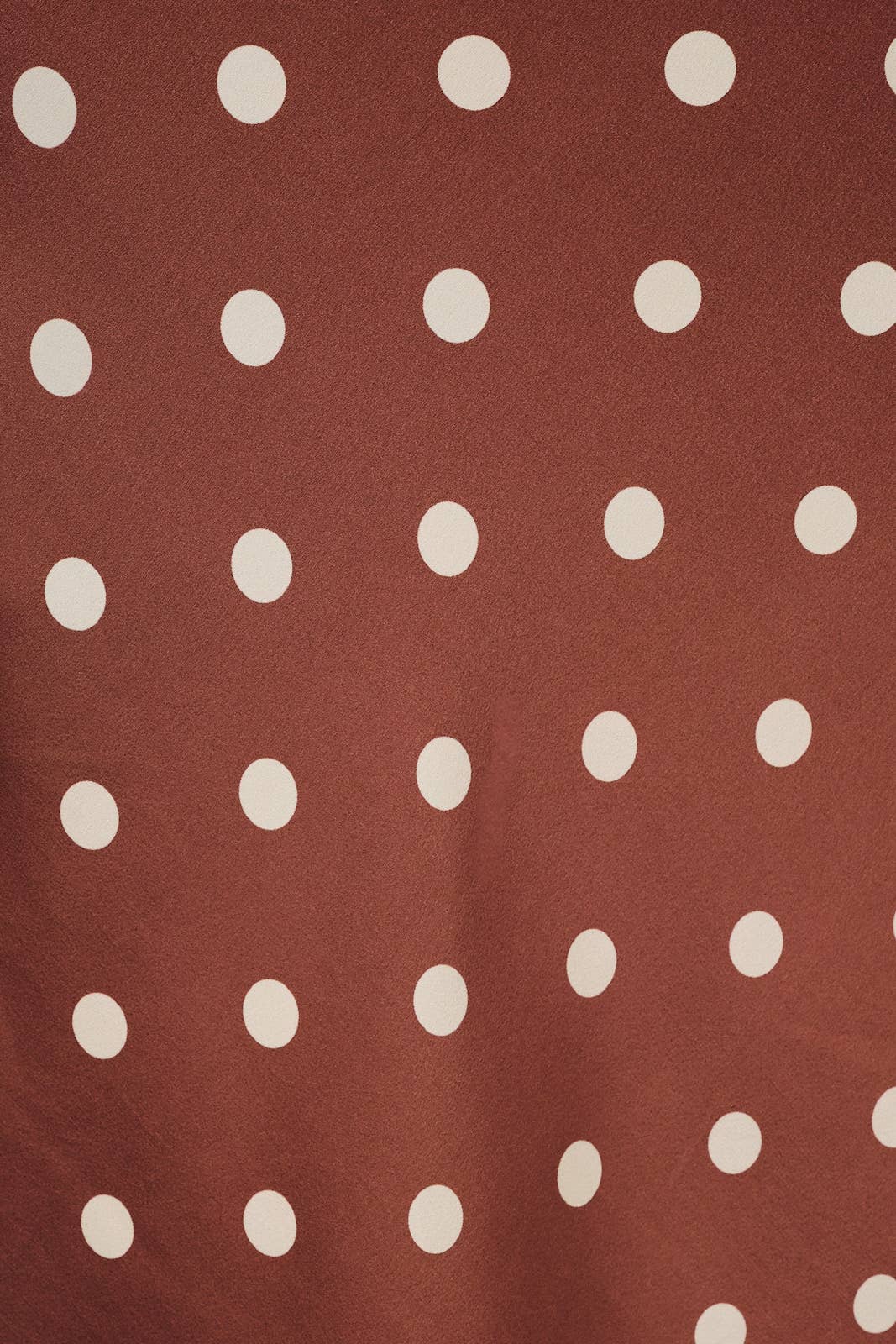 SATIN MIDI SKIRT WITH ELASTIC WAIST IN POLKA DOT