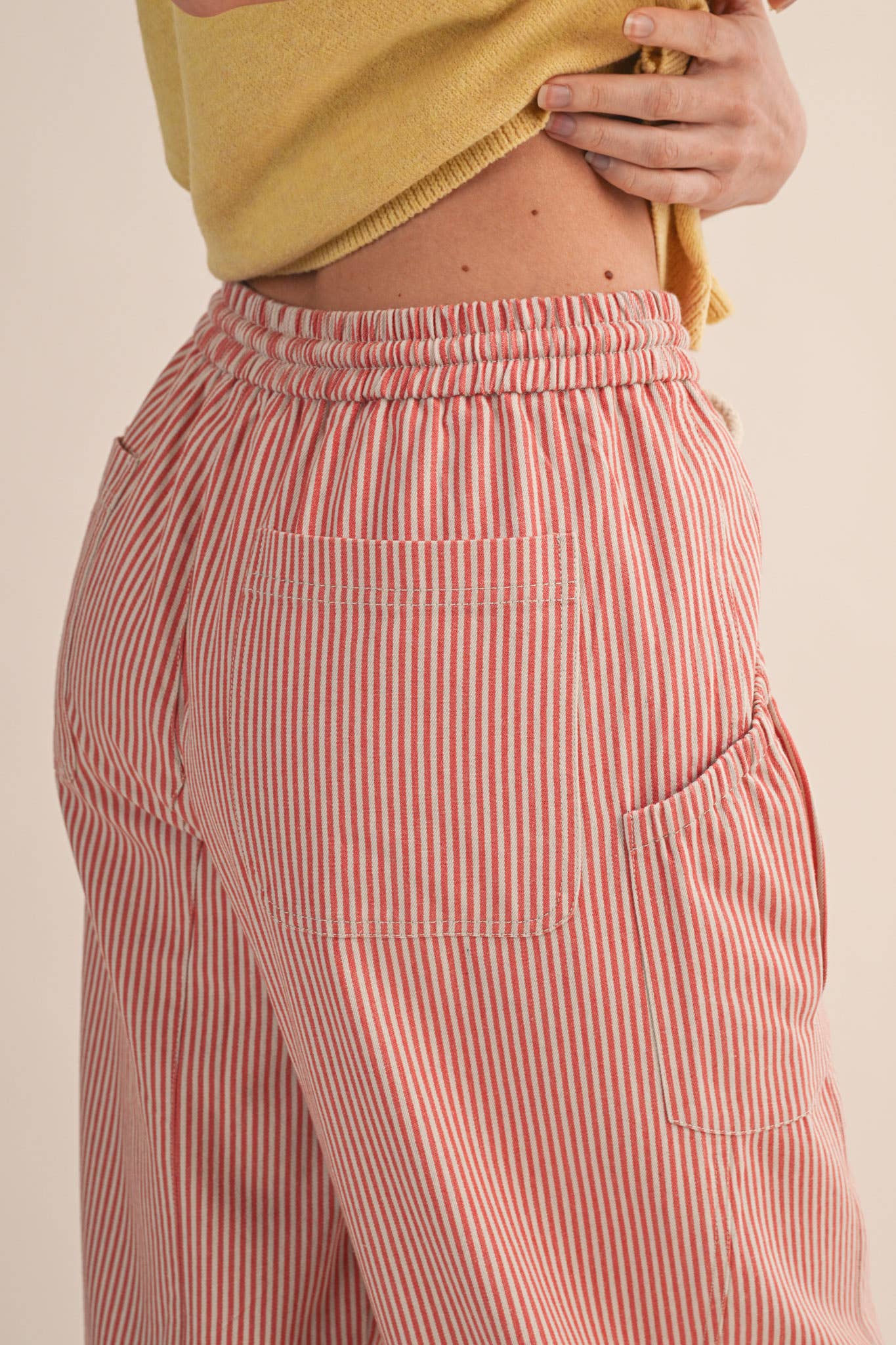 STRIPED PARACHUTE PANTS MP4690