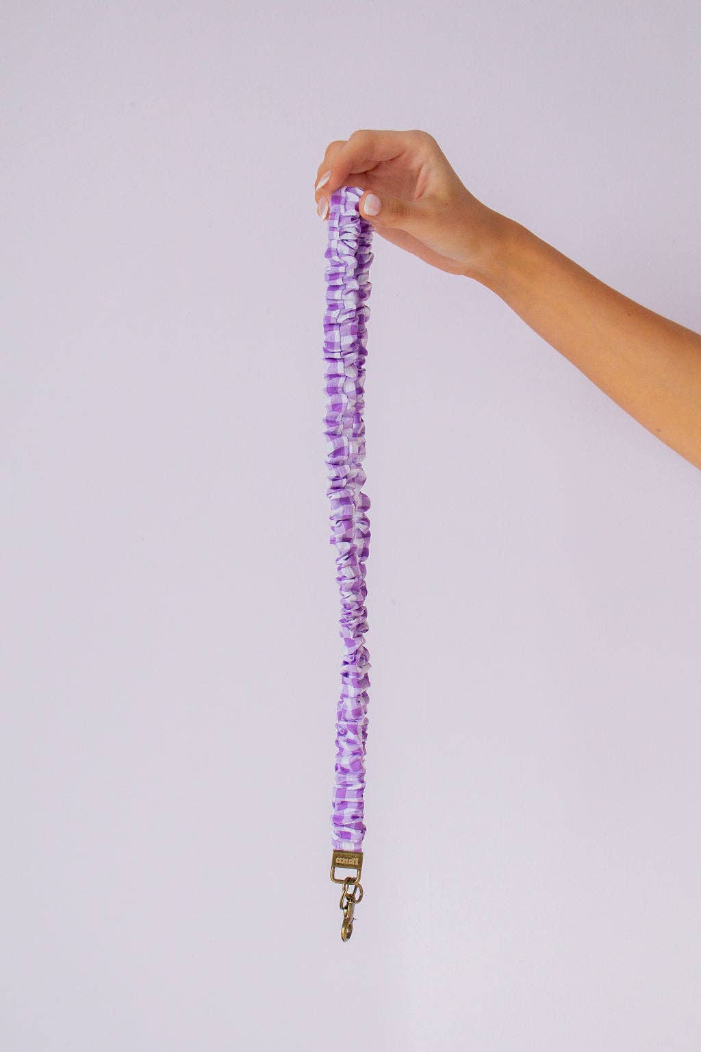 Iris Gingham Lanyard