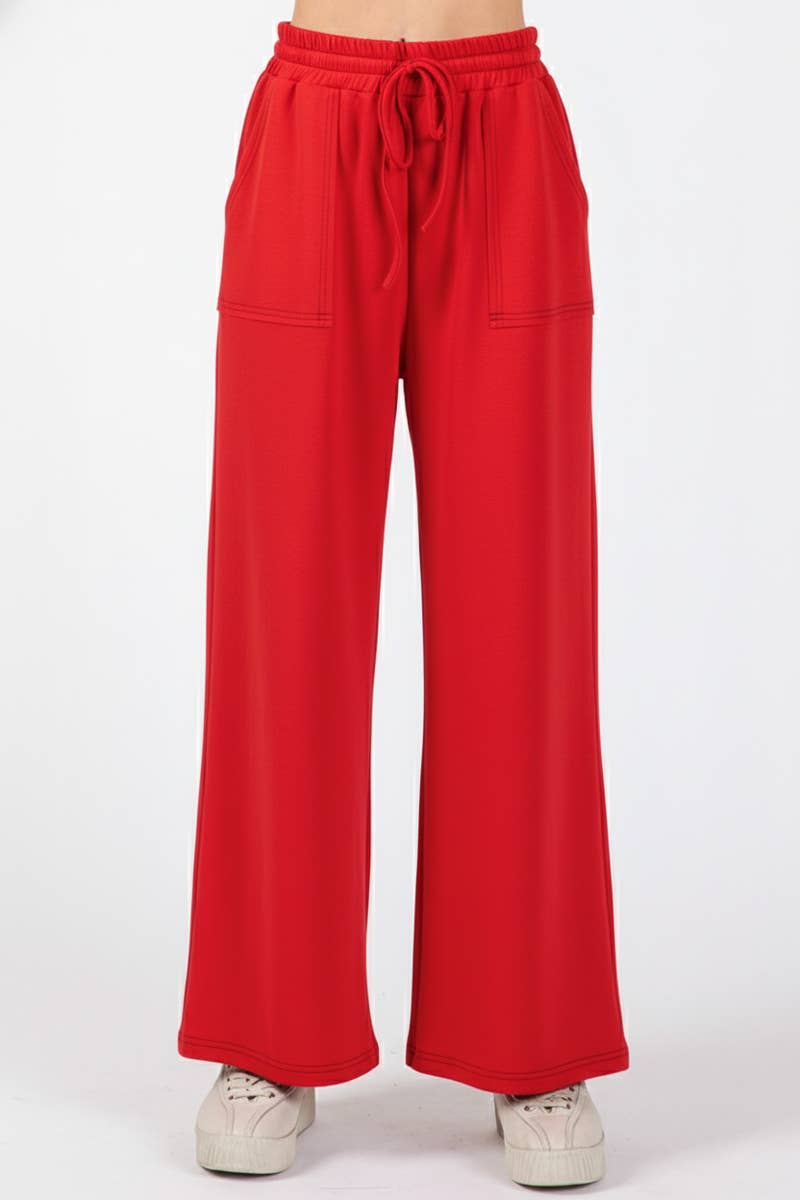 Scuba Wide Leg Pants