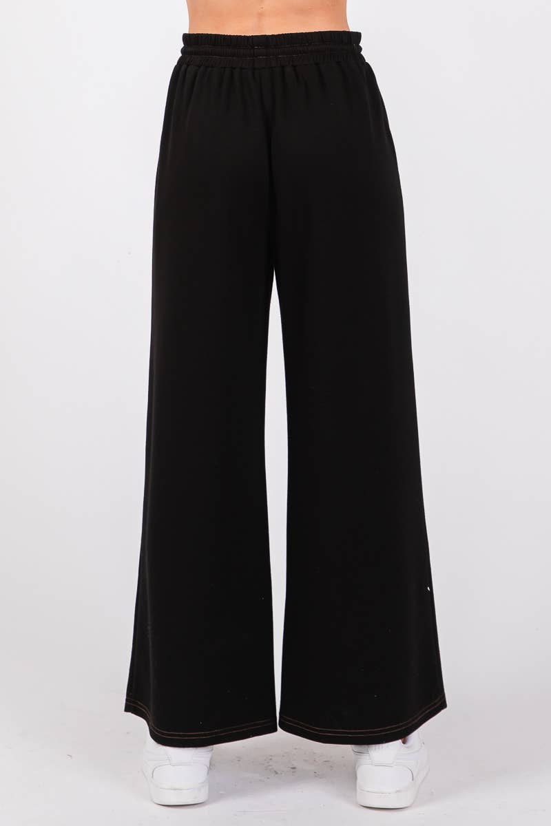 Scuba Wide Leg Pants