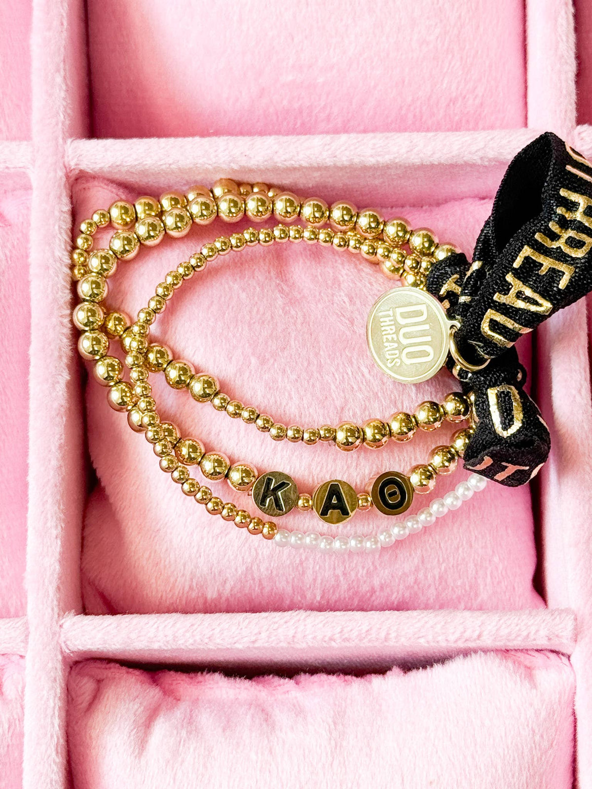 The Everyday Gold Bracelet Sorority Stack