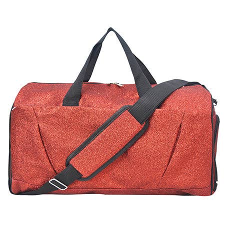 Red Glitter NGIL Gymnastics Dance and Cheer Duffle Bags