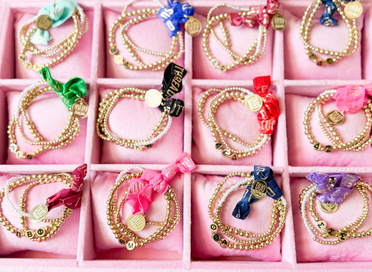 The Everyday Gold Bracelet Sorority Stack