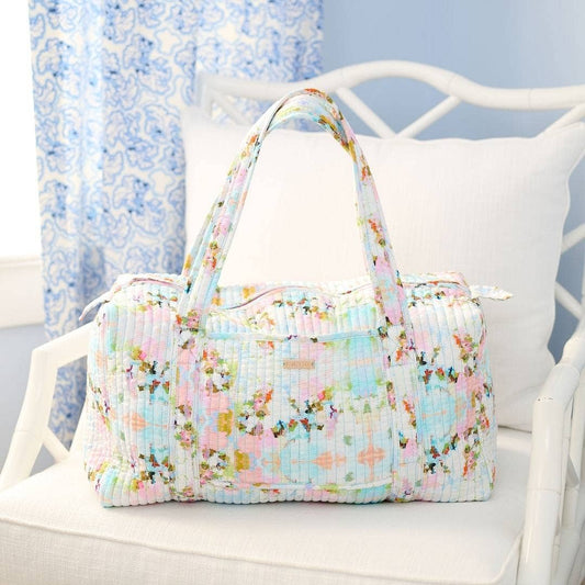Brooks Avenue Signature Quilted Duffle Bag