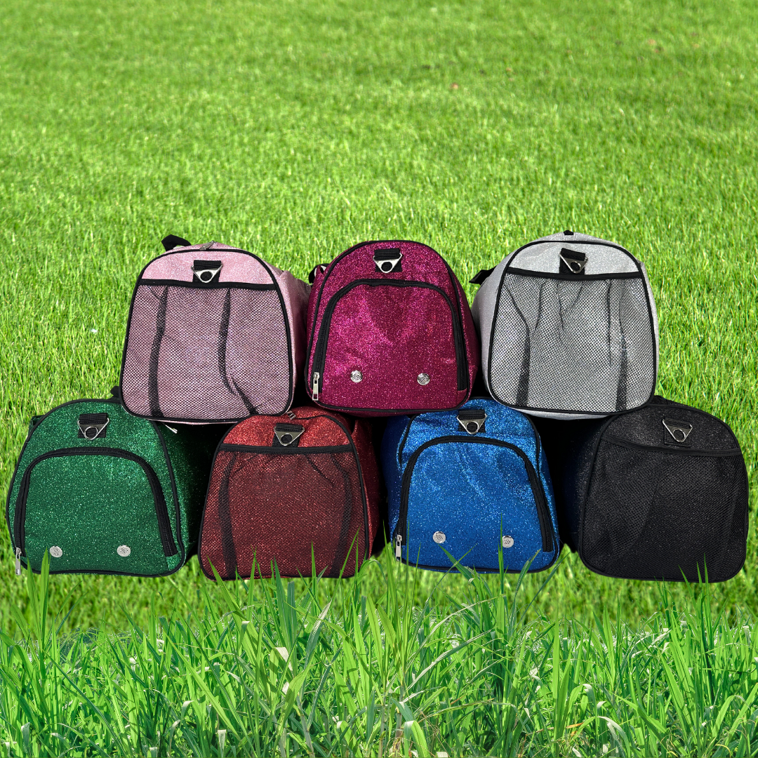 Red Glitter NGIL Gymnastics Dance and Cheer Duffle Bags