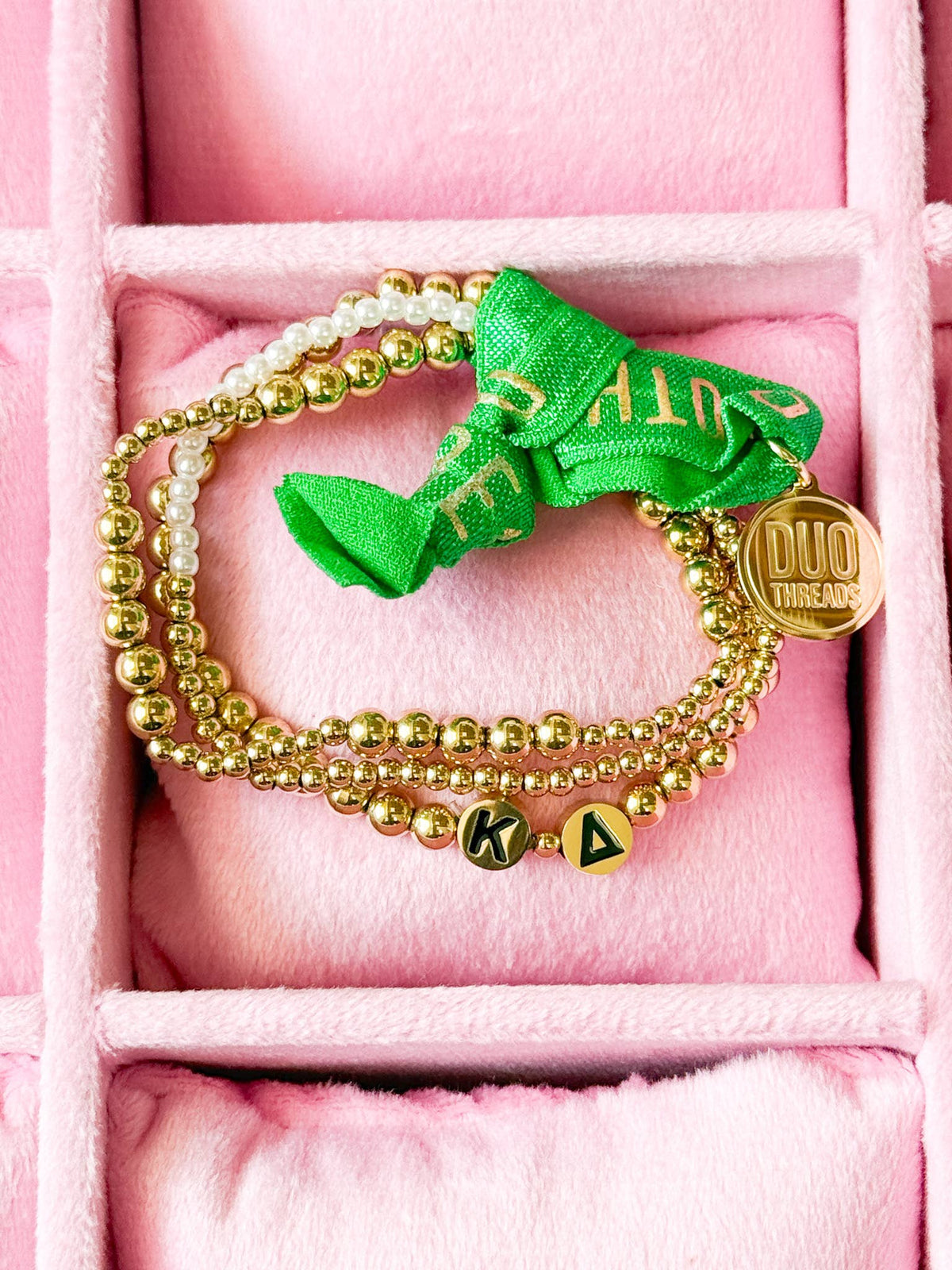The Everyday Gold Bracelet Sorority Stack