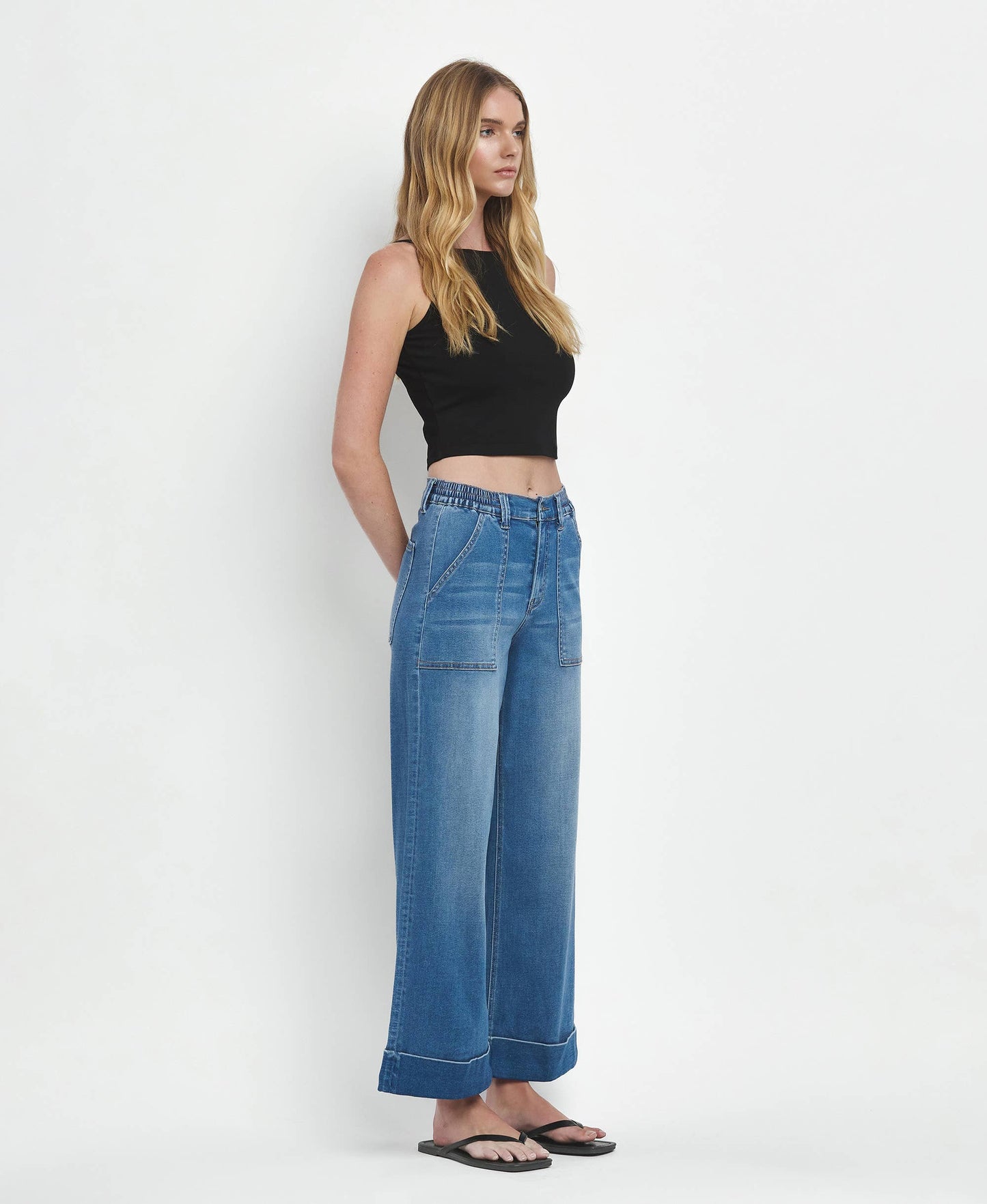 Vervet Wide Cuff Jeans