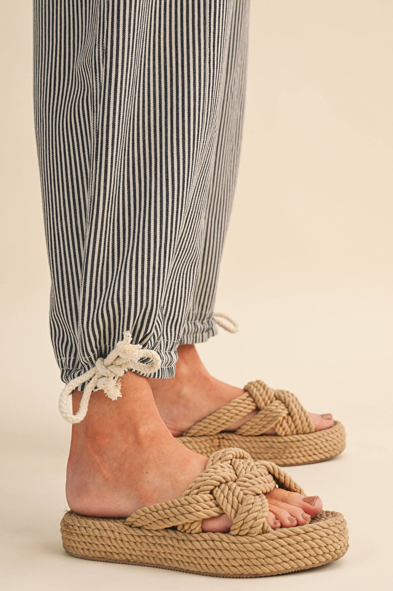 STRIPED PARACHUTE PANTS MP4690