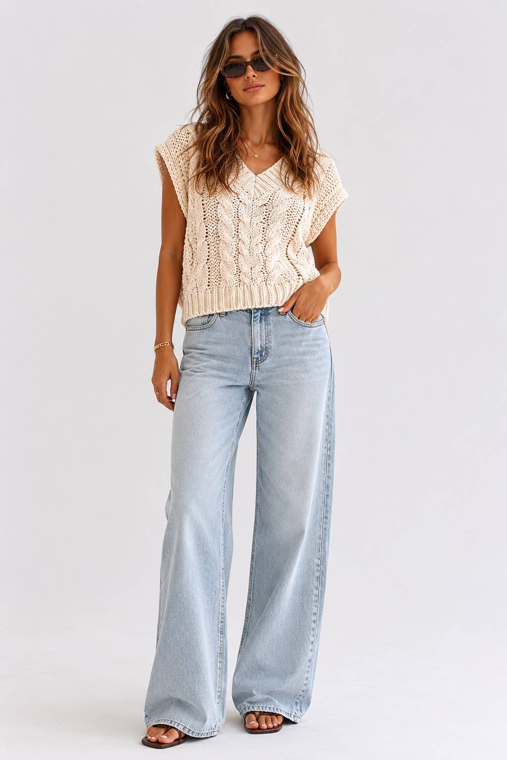 CSW1093K - Knit Women's Sweater Vest