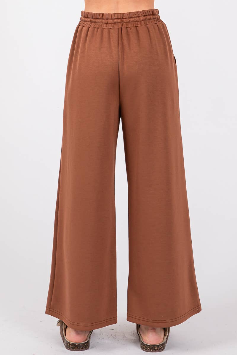 Scuba Wide Leg Pants