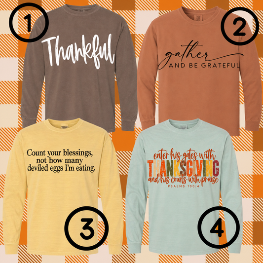 Thanksgiving Pre-Order Long Sleeve