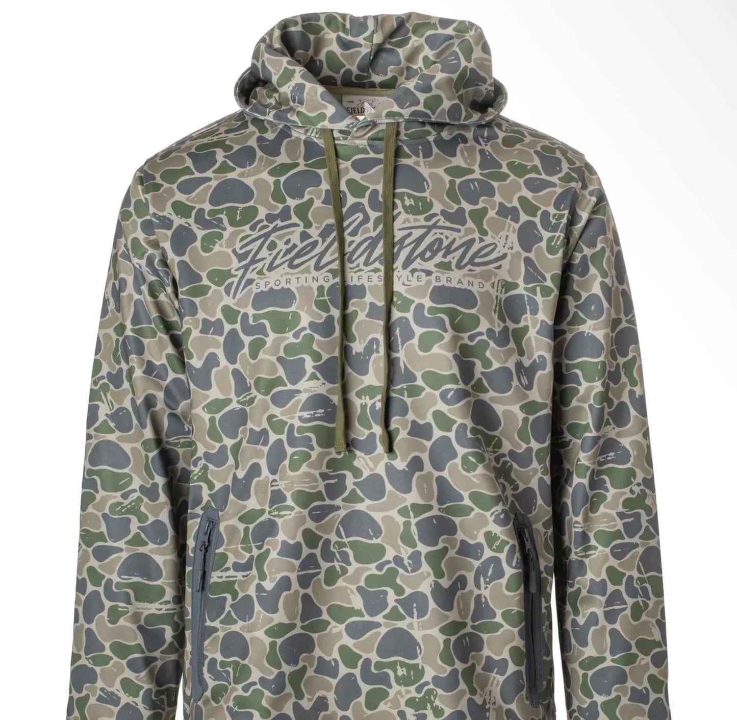Backwoods Script Camo Hoodie