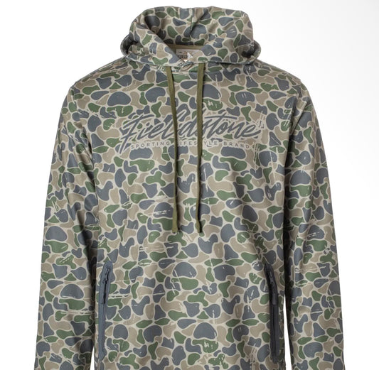 Backwoods Script Camo Hoodie