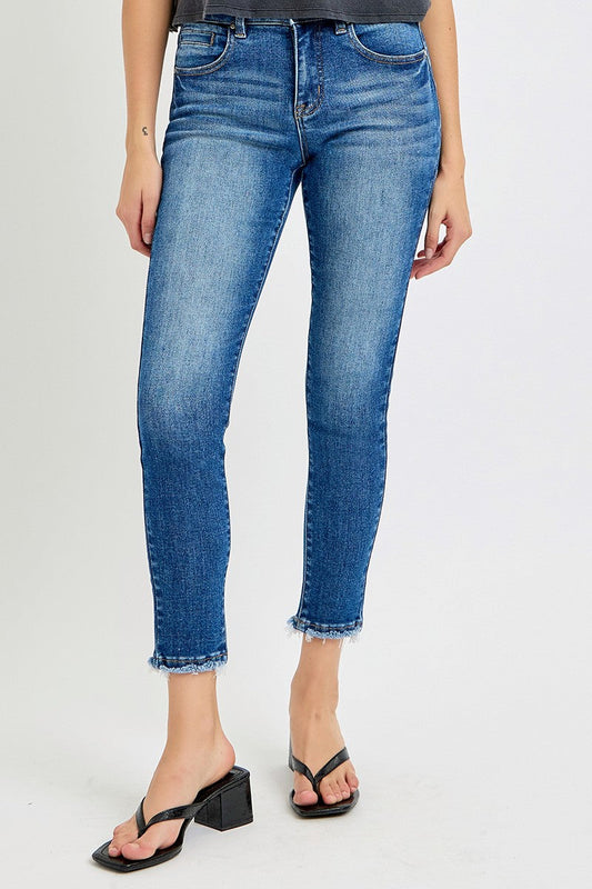 Risen Tummy Control Crop Skinnies