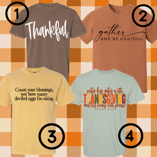 Thanksgiving Pre-Orders