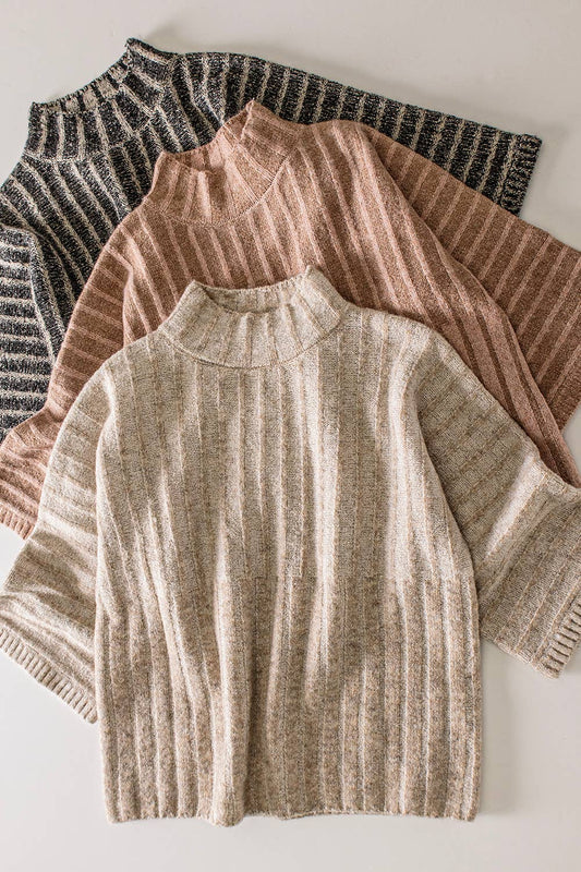 Ribbed Knit Sweater